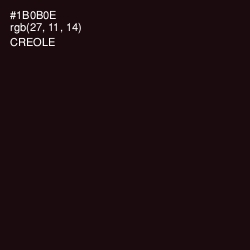 #1B0B0E - Creole Color Image