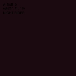 #1B0B10 - Night Rider Color Image