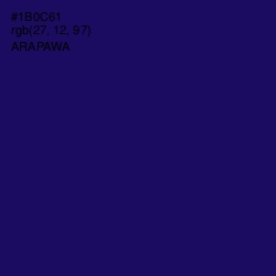 #1B0C61 - Arapawa Color Image