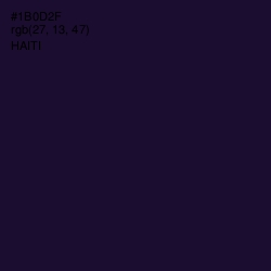 #1B0D2F - Haiti Color Image