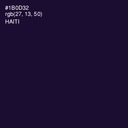 #1B0D32 - Haiti Color Image