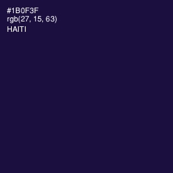 #1B0F3F - Haiti Color Image