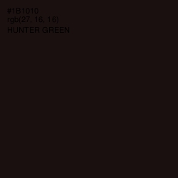 #1B1010 - Hunter Green Color Image