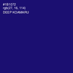 #1B1072 - Deep Koamaru Color Image