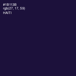 #1B113B - Haiti Color Image