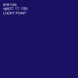 #1B1164 - Lucky Point Color Image