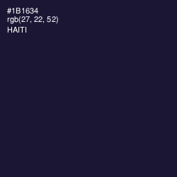 #1B1634 - Haiti Color Image