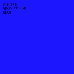 #1B16FE - Blue Color Image