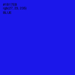 #1B17EB - Blue Color Image