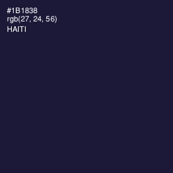 #1B1838 - Haiti Color Image