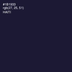#1B1933 - Haiti Color Image