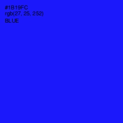 #1B19FC - Blue Color Image