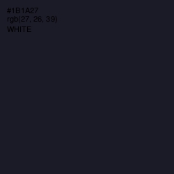 #1B1A27 - Mirage Color Image