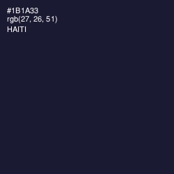 #1B1A33 - Haiti Color Image
