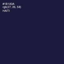 #1B1A3A - Haiti Color Image