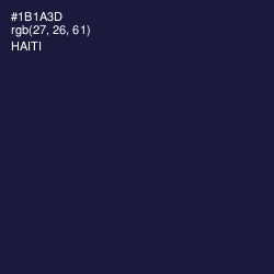 #1B1A3D - Haiti Color Image