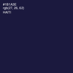 #1B1A3E - Haiti Color Image