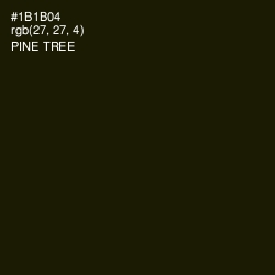 #1B1B04 - Pine Tree Color Image
