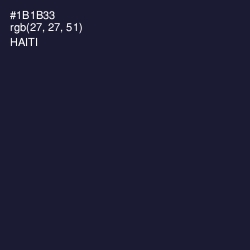 #1B1B33 - Haiti Color Image
