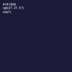 #1B1B39 - Haiti Color Image