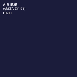 #1B1B3B - Haiti Color Image