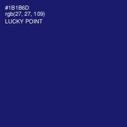 #1B1B6D - Lucky Point Color Image