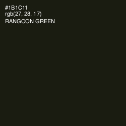 #1B1C11 - Rangoon Green Color Image