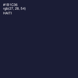 #1B1C36 - Haiti Color Image