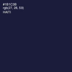 #1B1C3B - Haiti Color Image