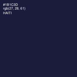 #1B1C3D - Haiti Color Image