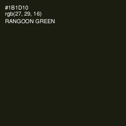 #1B1D10 - Rangoon Green Color Image