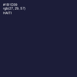 #1B1D39 - Haiti Color Image