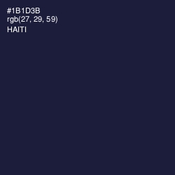 #1B1D3B - Haiti Color Image