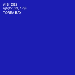 #1B1DB3 - Torea Bay Color Image