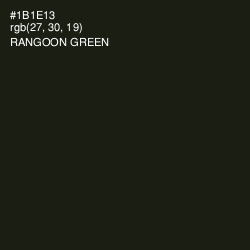 #1B1E13 - Rangoon Green Color Image