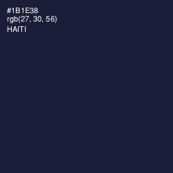 #1B1E38 - Haiti Color Image