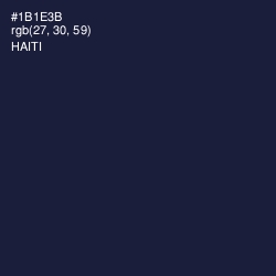 #1B1E3B - Haiti Color Image