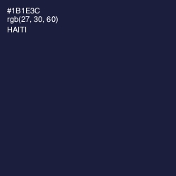 #1B1E3C - Haiti Color Image