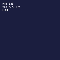 #1B1E3E - Haiti Color Image