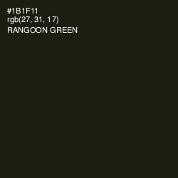 #1B1F11 - Rangoon Green Color Image