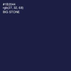 #1B2044 - Big Stone Color Image