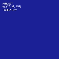 #1B2097 - Torea Bay Color Image