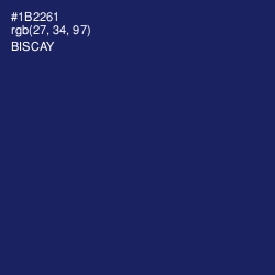 #1B2261 - Biscay Color Image