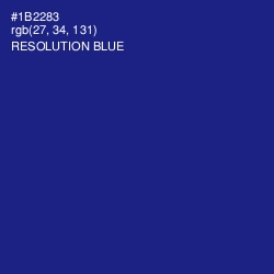 #1B2283 - Resolution Blue Color Image