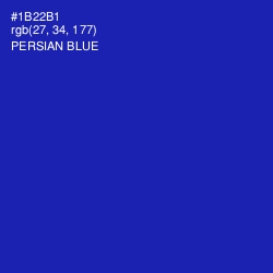 #1B22B1 - Persian Blue Color Image