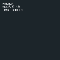 #1B252A - Timber Green Color Image