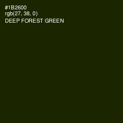 #1B2600 - Deep Forest Green Color Image