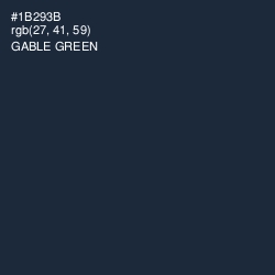 #1B293B - Gable Green Color Image