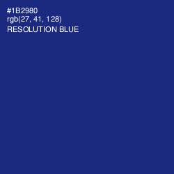 #1B2980 - Resolution Blue Color Image