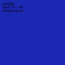 #1B29B2 - Persian Blue Color Image